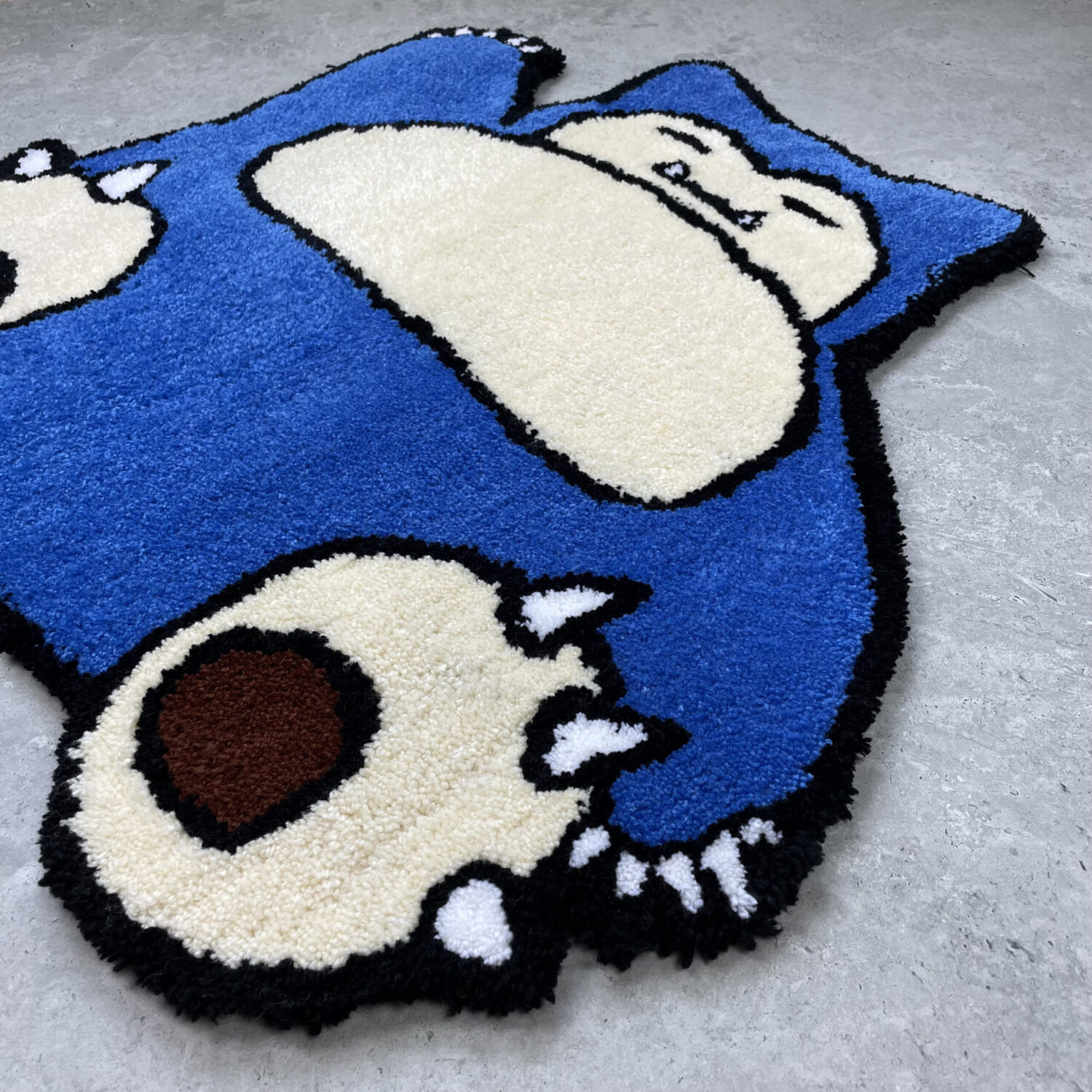 Ręcznie tworzony dywan – Pokemon Snorlax