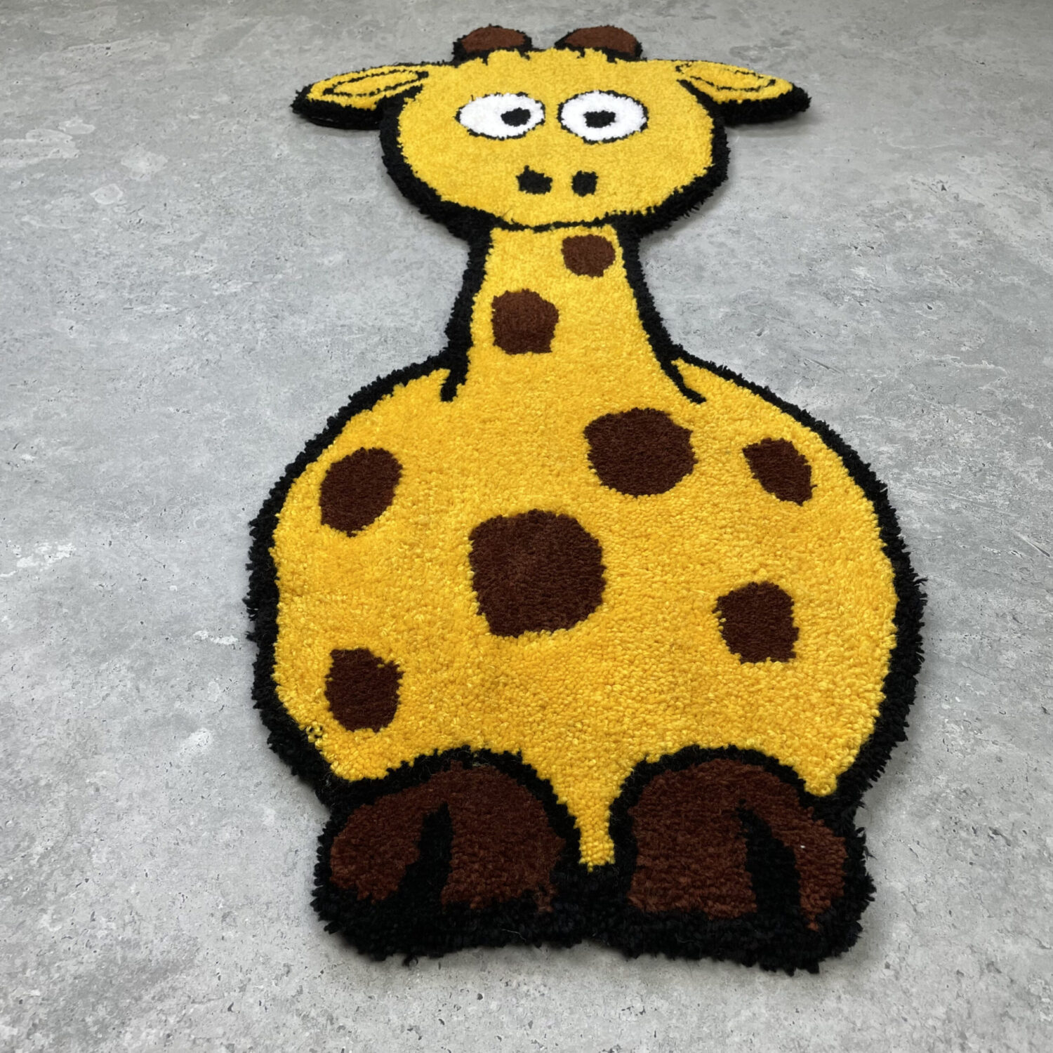 Ręcznie tworzony dywan – Żyrafa