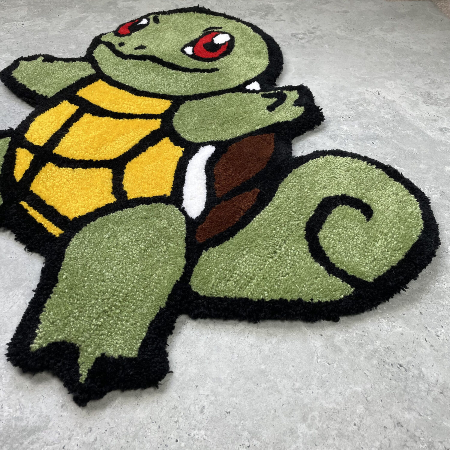 Ręcznie tworzony dywan - Pokemon Squirtle